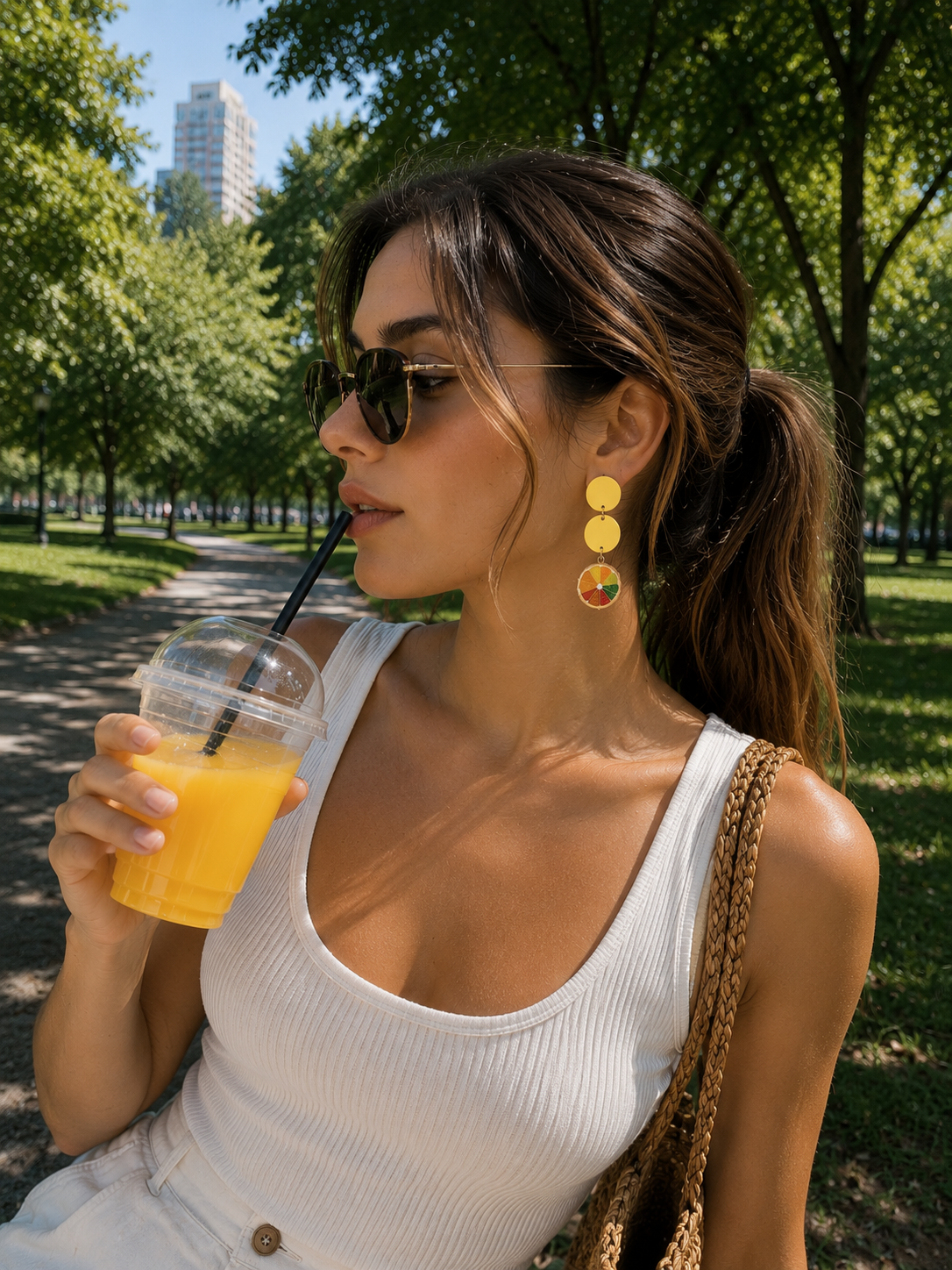 Aros Simona Deluxe Amarillos