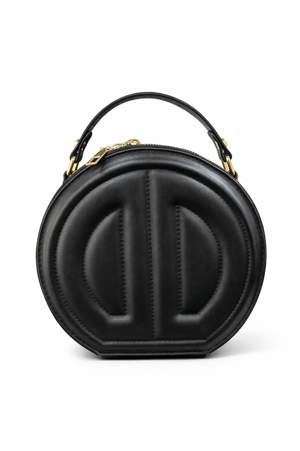 Cartera cuero sintetico negro