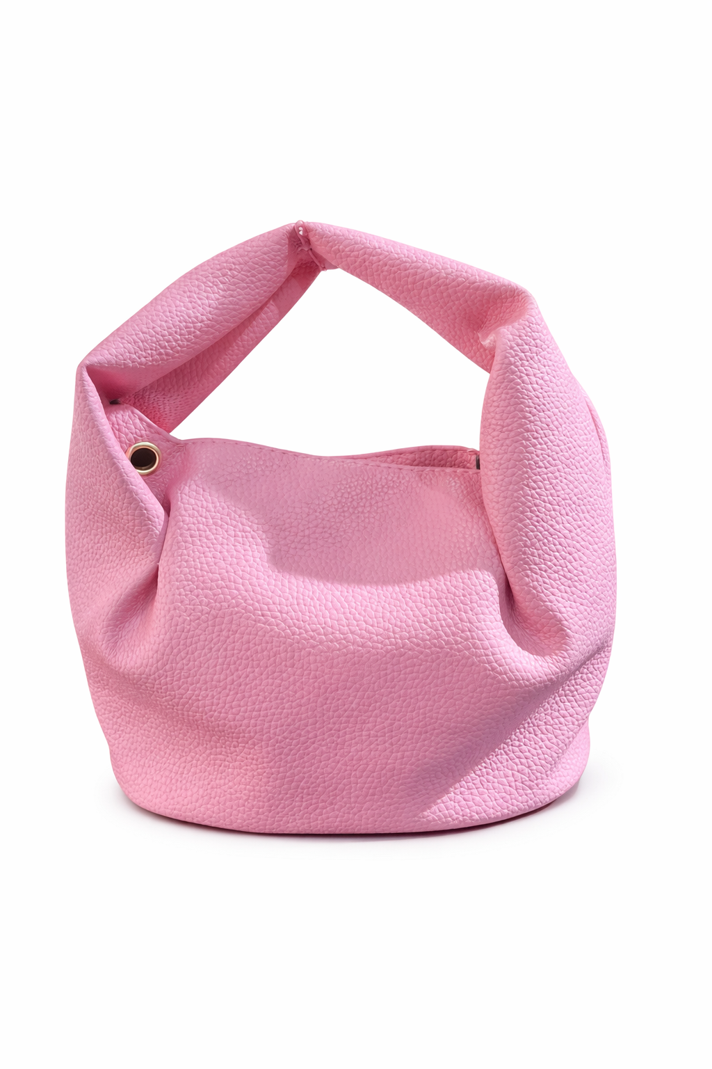 Cartera de cuero sintetico rosado