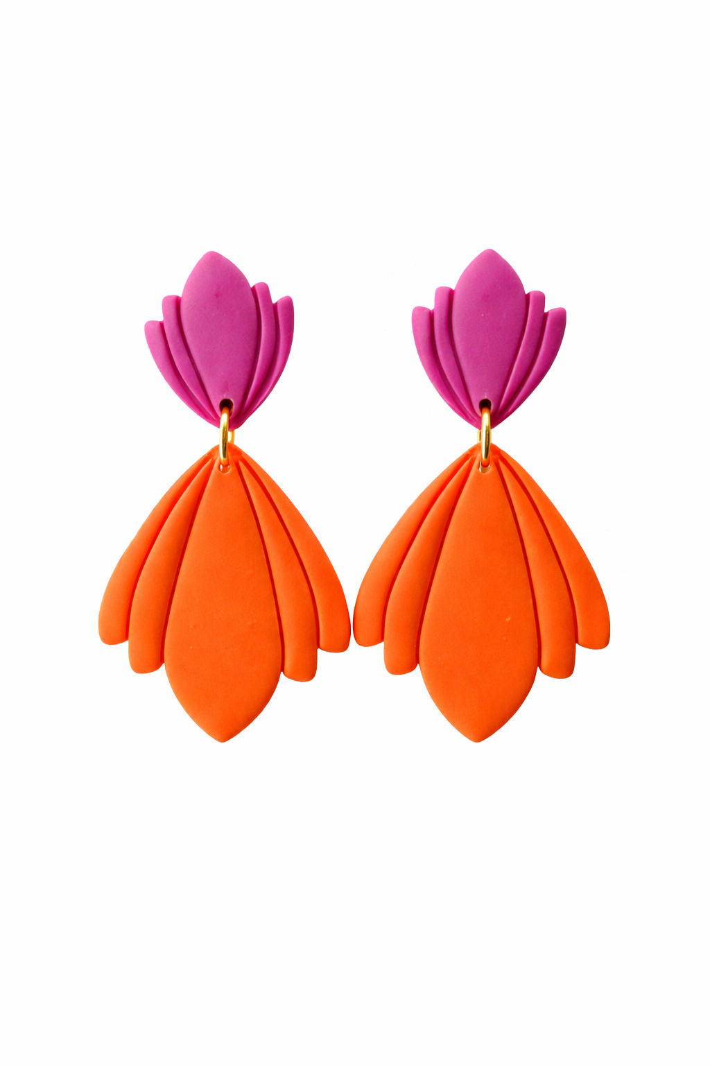 Aros Fantasmas naranja y fuccia