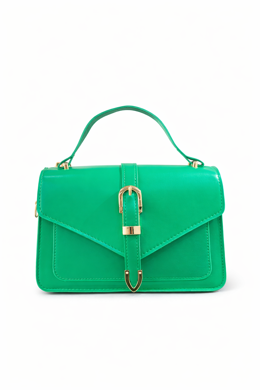 Cartera cuero sintetico verde