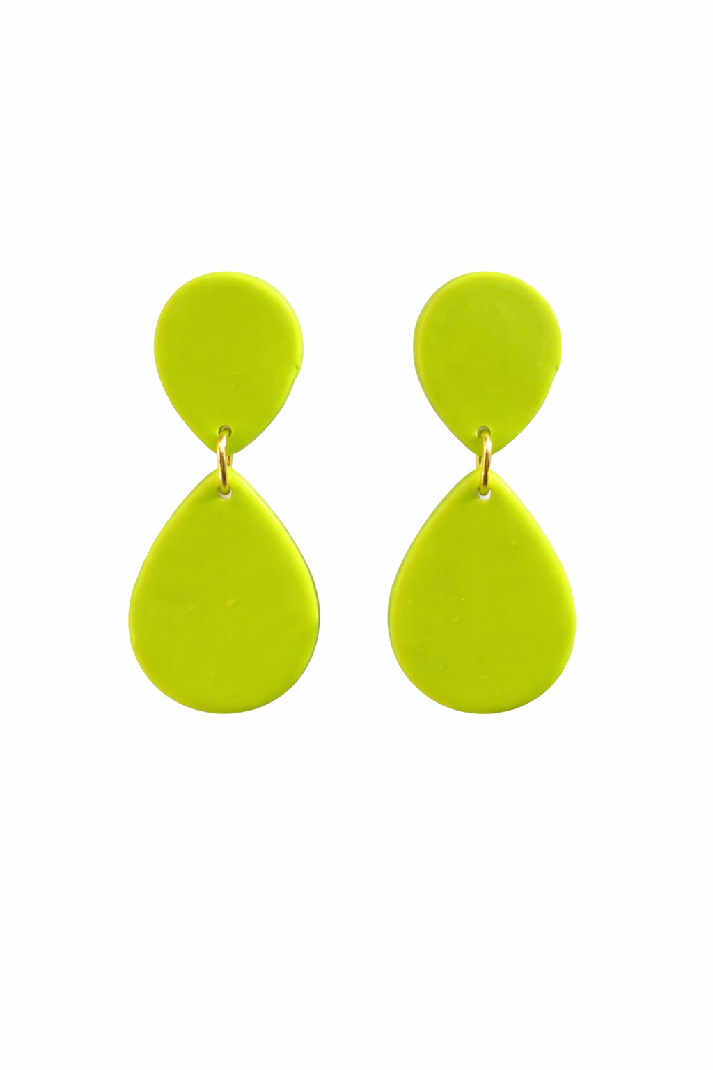 Aros gotas verde