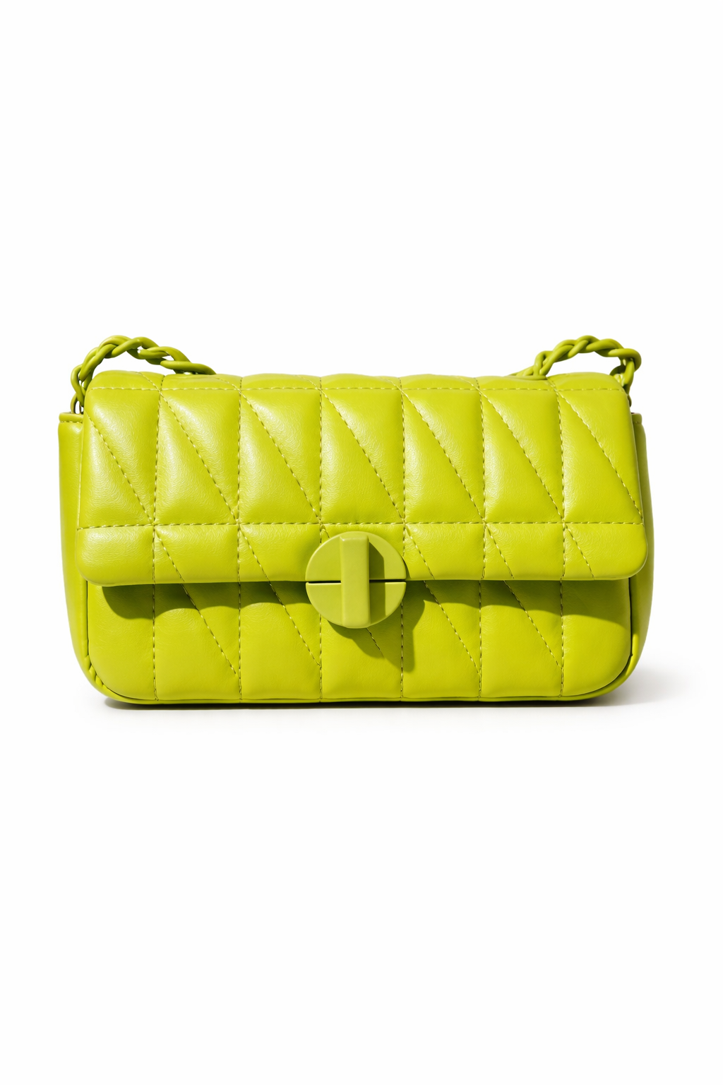 Cartera cuero sintetico verde