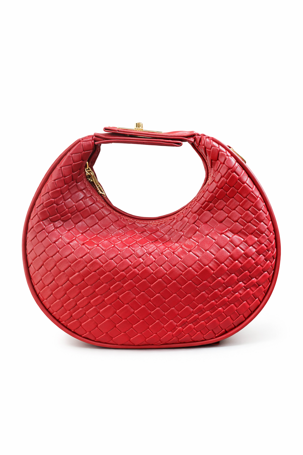 Cartera cuero sintetico vinotinto