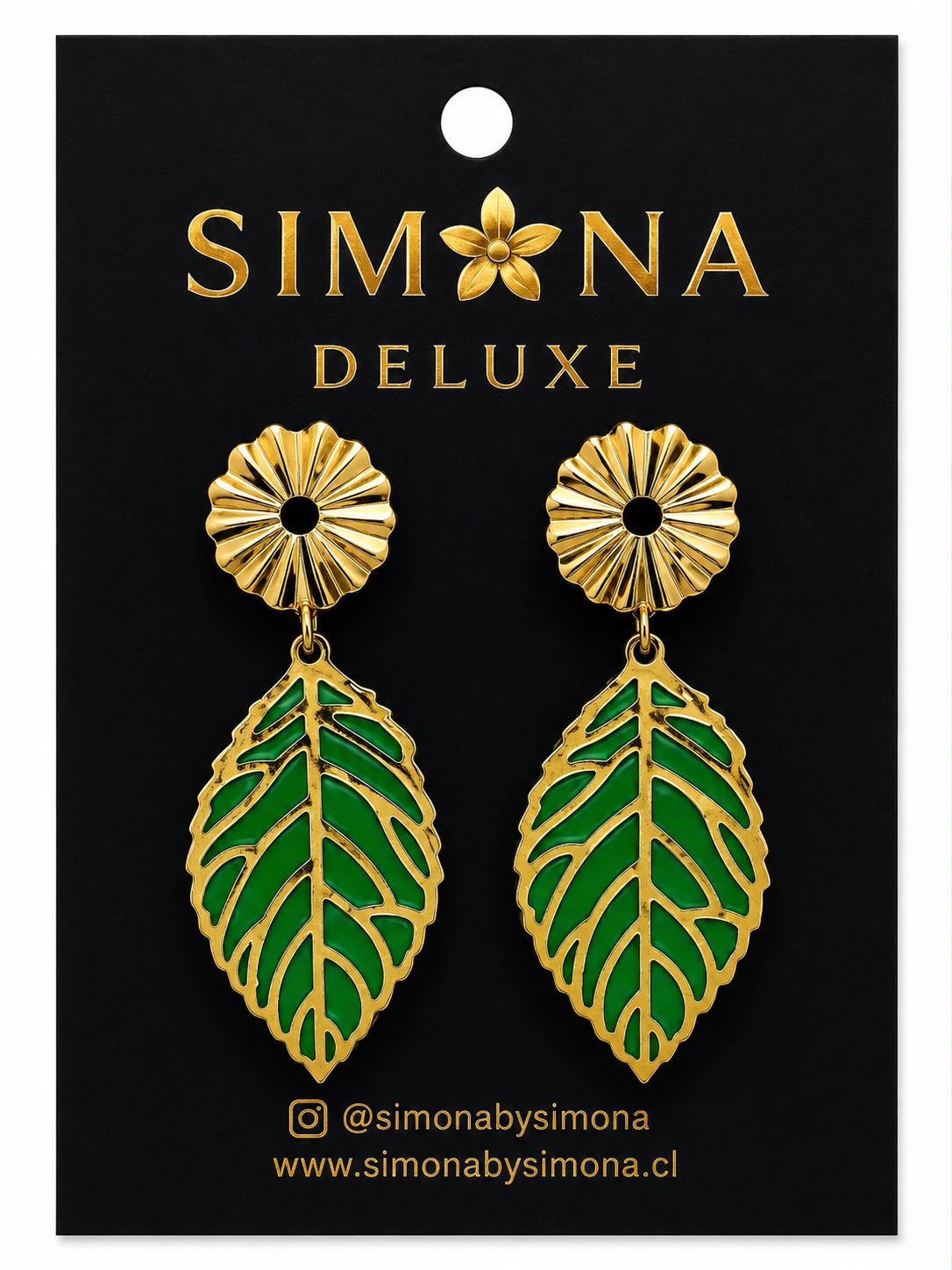 Aros Simona Super Deluxe+ Verde/Dorado