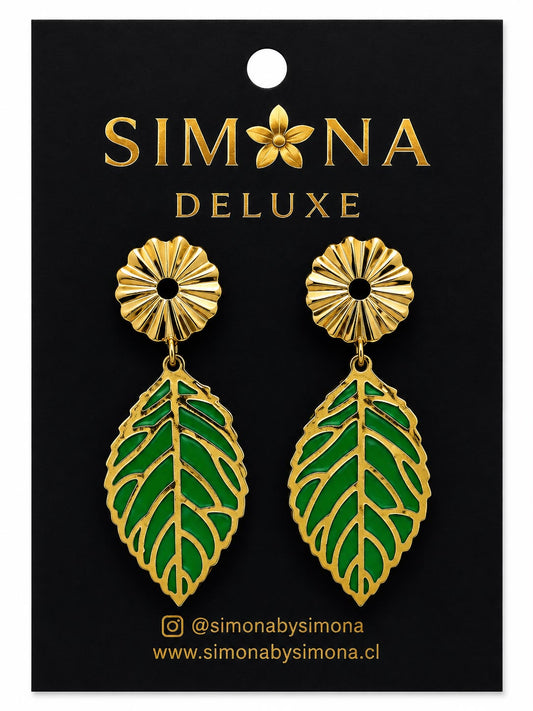 Aros Simona Super Deluxe+ Verde/Dorado