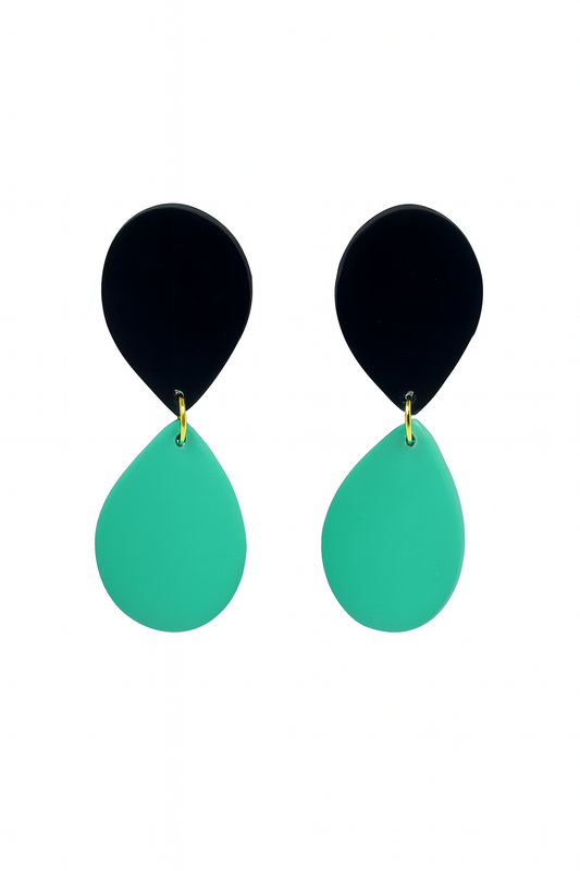 Aros negros y verdes -Base