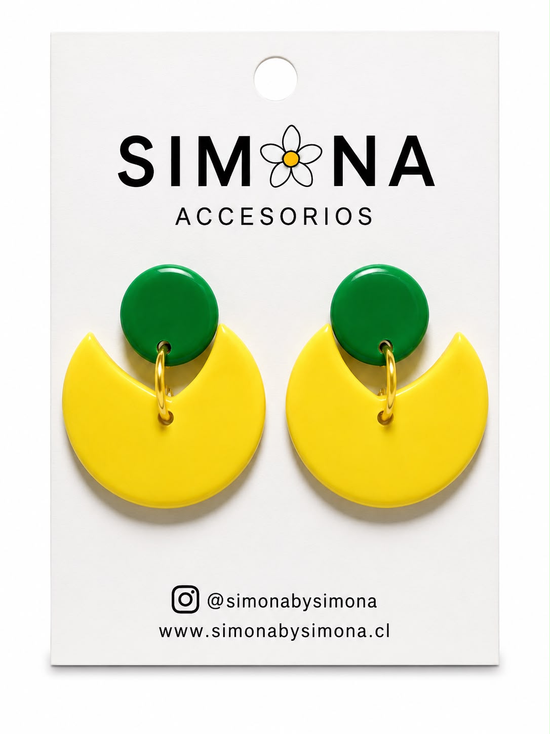 Aros Simona Amarillo/Verde