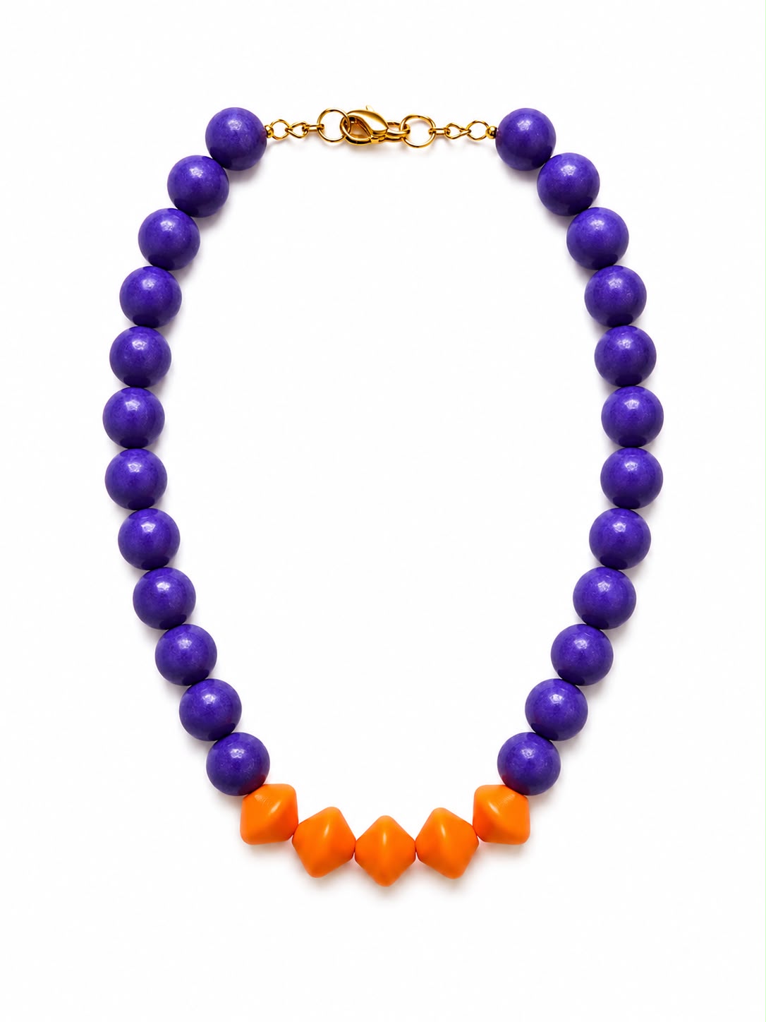 Collar Morado/Naranja
