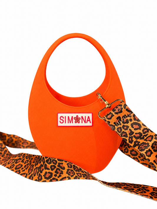 Cartera Filamento Rigido 3D Naranja/ CARTERAS