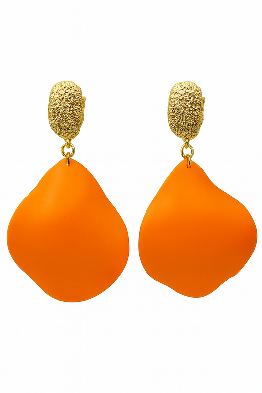 Aros petalo naranja -Deluxe
