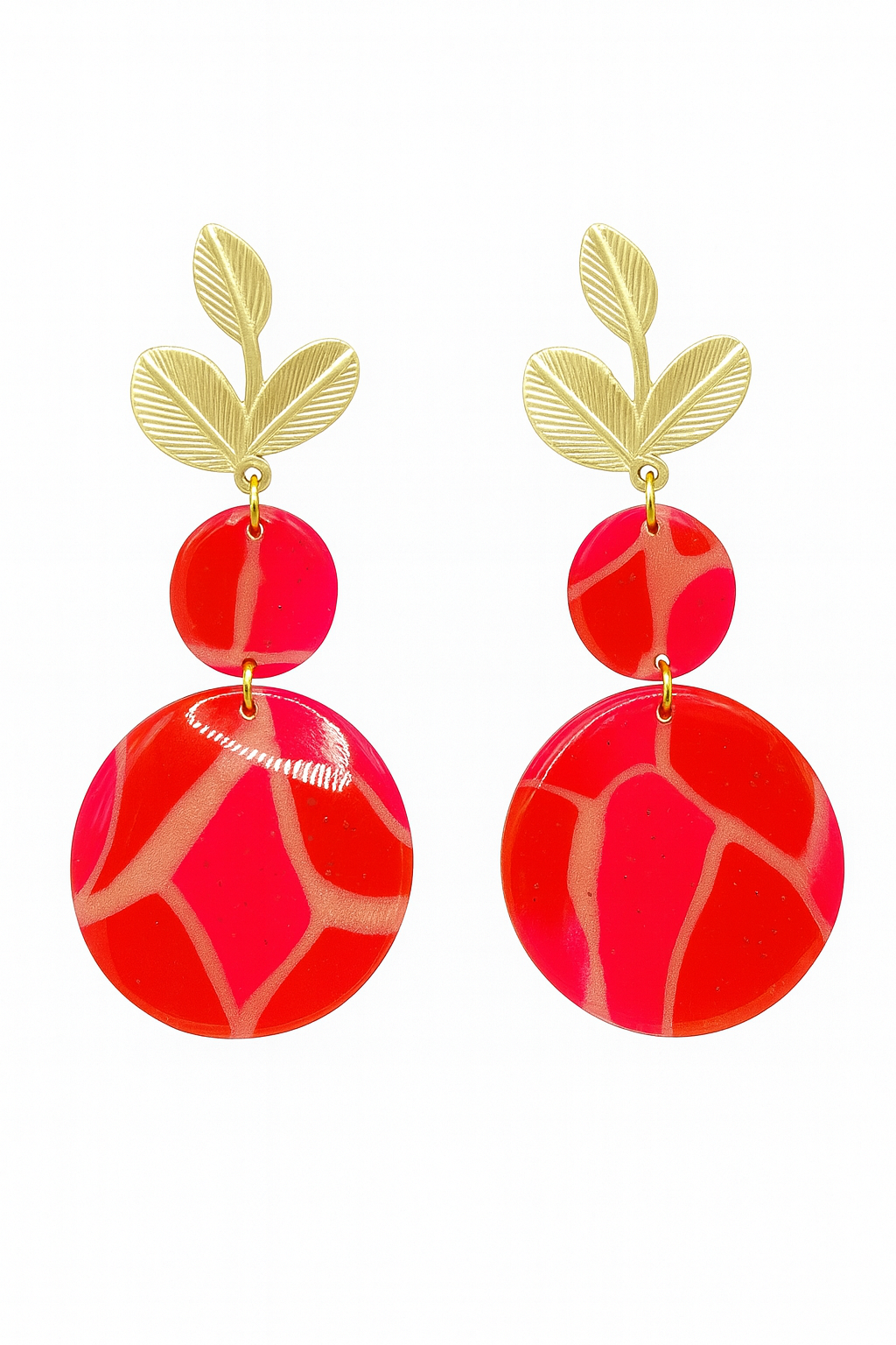 Aros Rojos y rosado -Deluxe