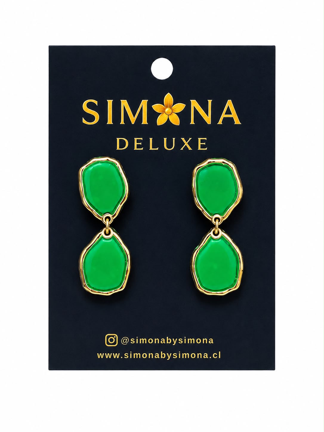 Aros Deluxe Verde/Dorado