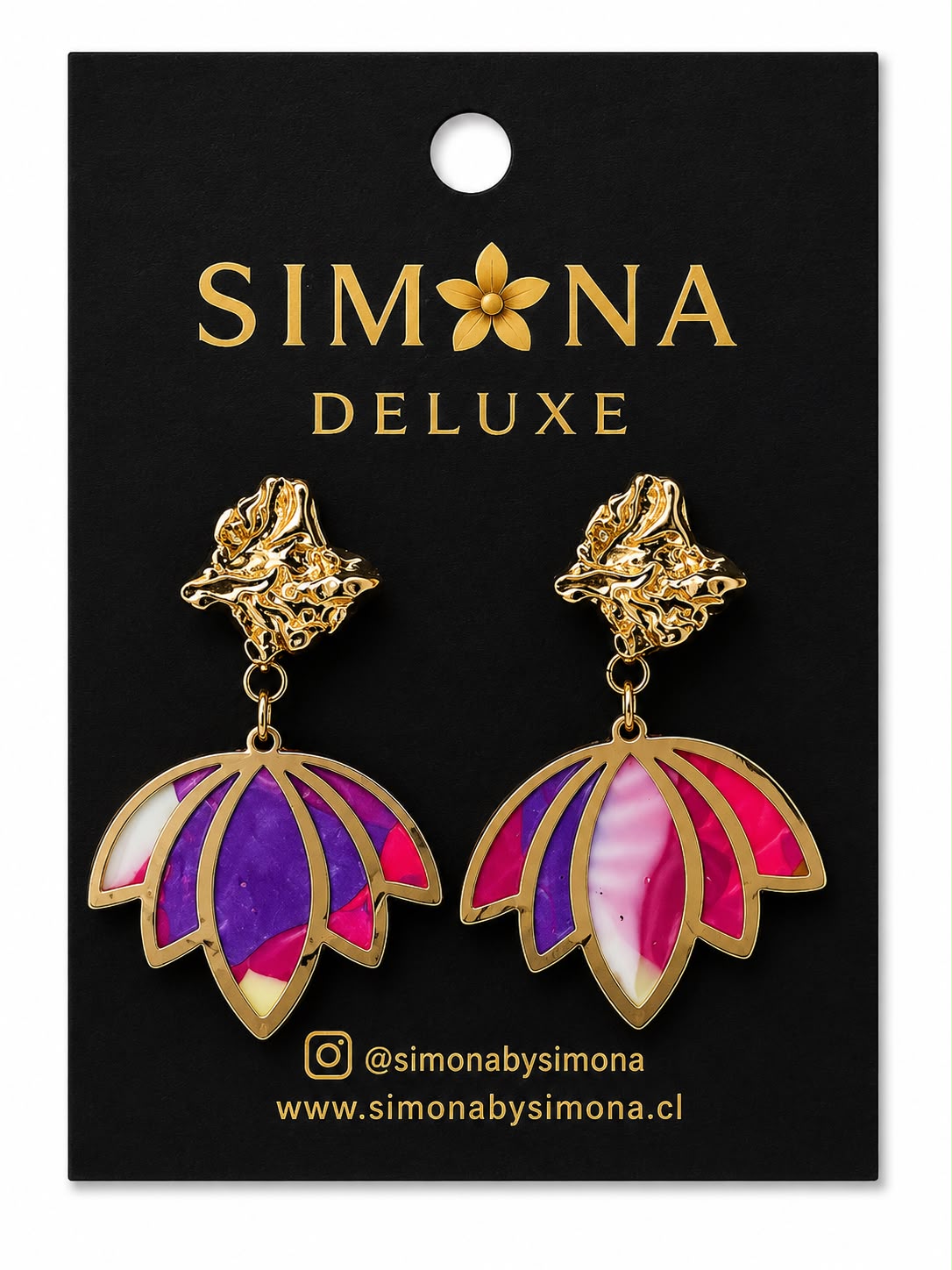 Aros Simona Deluxe+ Multicolor/Dorado