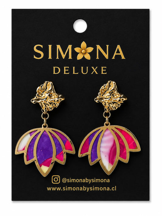 Aros Simona Deluxe+ Multicolor/Dorado