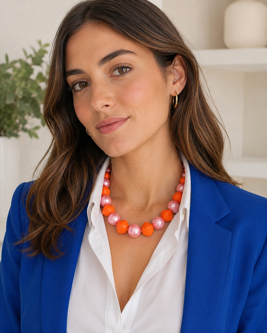 Collar Rosa/Naranja