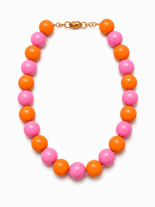 Collar Rosa/Naranja