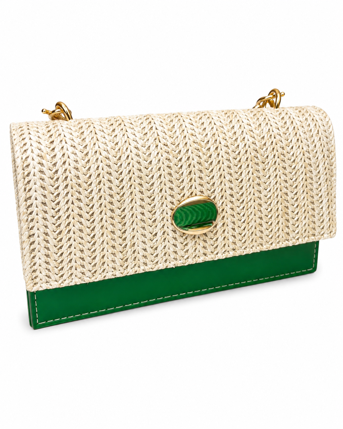 Cartera Verde Blanca / Carteras