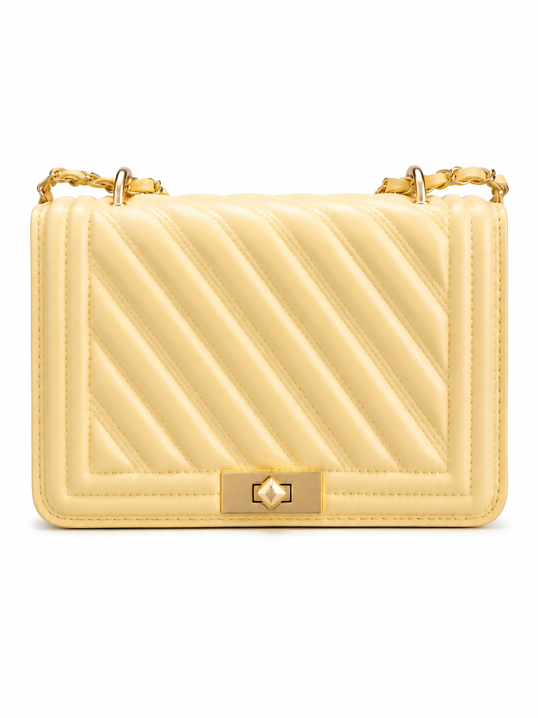 Cartera Amarilla Crema / Carteras