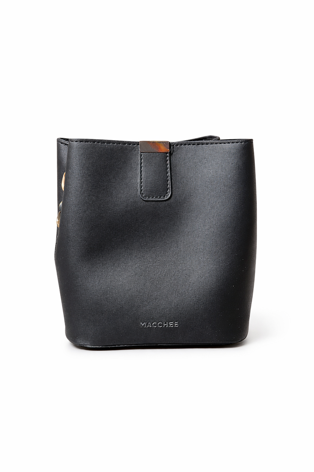 Cartera de cuero sintetico negro